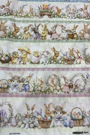 TECIDO TRICOLINE PÁSCOA ESTAMPA DIGITAL COLEÇÃO 2026 R$ 54,90 metro